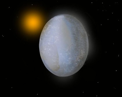 Jumbo Earth-like planet orbits star